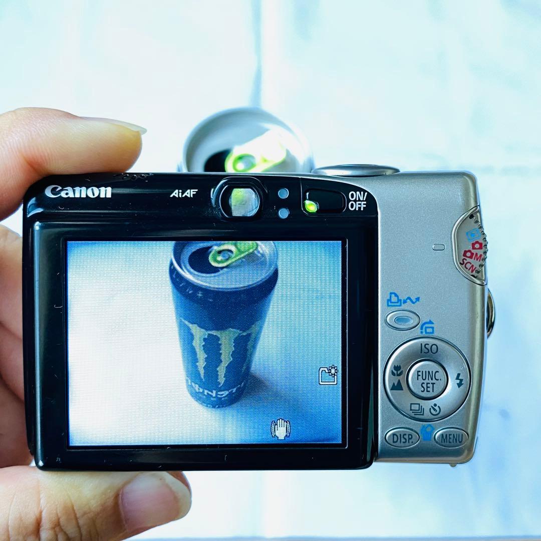 Canon キャノン IXY 800IS PC1176 シルバー デジカメ 中古