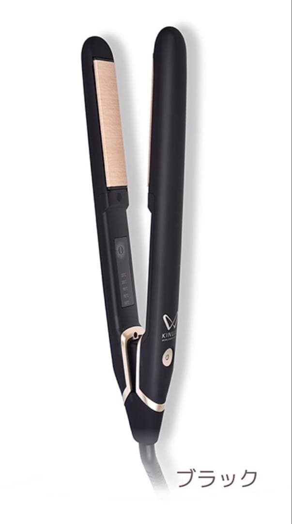 KINUJO ブラック ストレートヘアアイロン