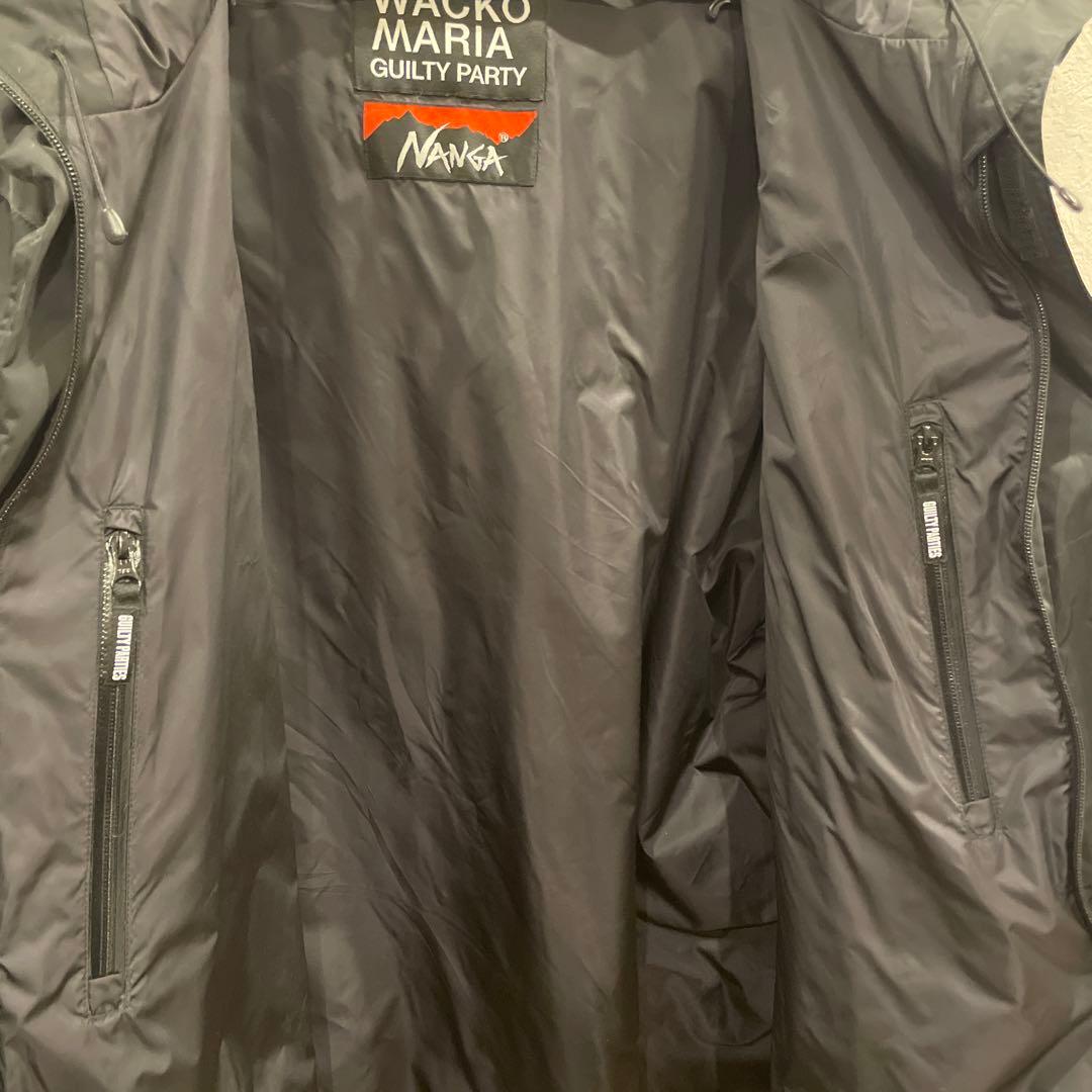 WACKO MARIA×NANGA マウンテンパーカー ブラック