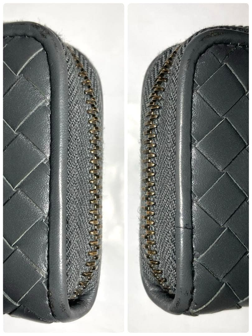 美品　ボッテガヴェネタ　イントレチャート　ケース　カードケース　グレー