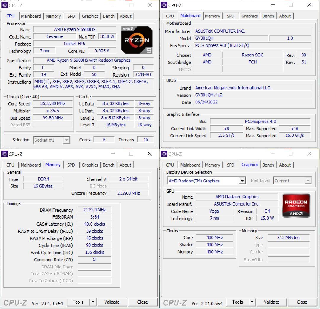 その他ノートPC本体 ASUS ROG Flow X13 GV301QH-R9G1650BKS 4K