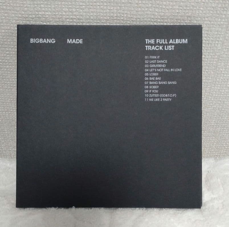 BIGBANG MADE/THE FULL ALBUM/初回限定韓国版T.O.P