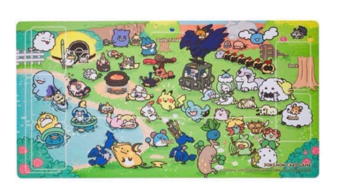 ４個 新品未開封 ポケモンカード ゆるっとカナヘイ プレイマット ラバー