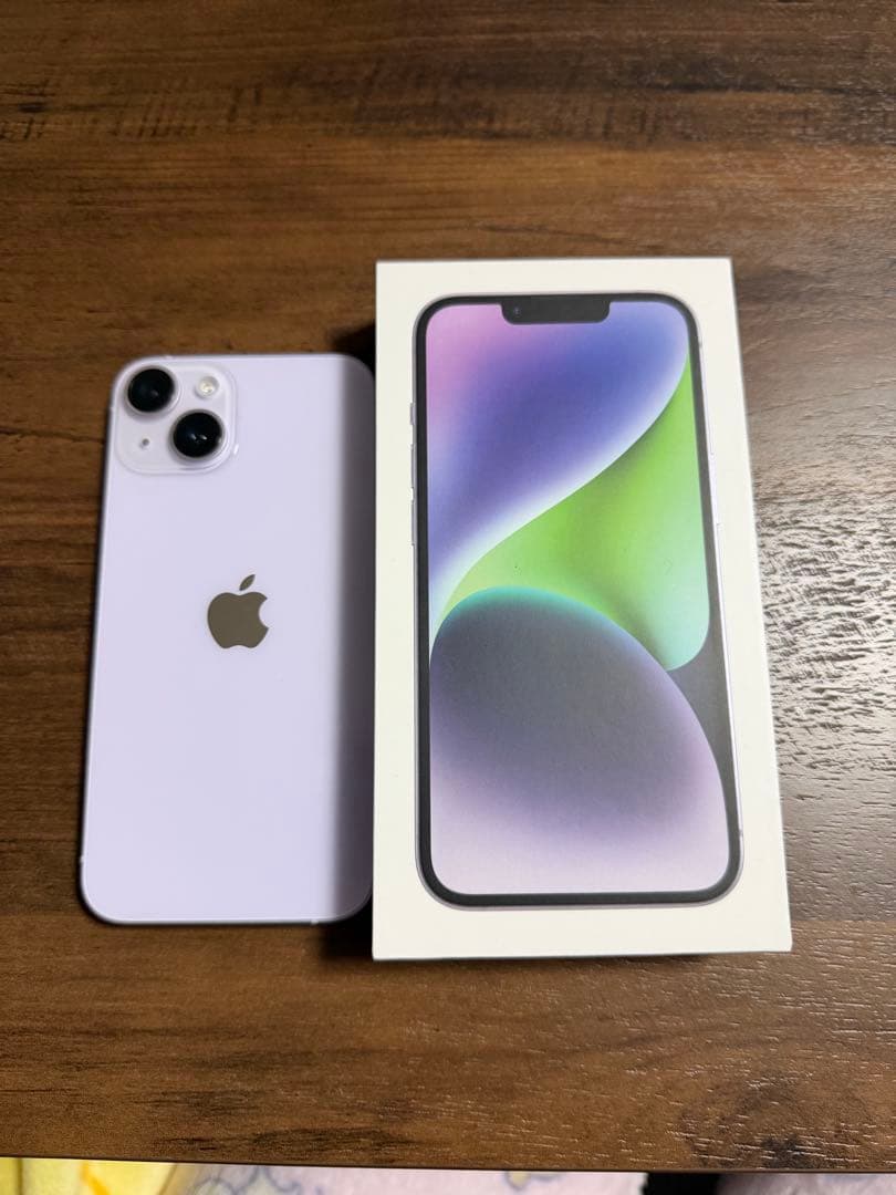 Apple iPhone14 128GB パープル iFace付き