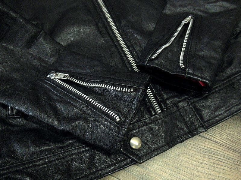 希少 ラリー 45口径 ゴートスキン レザー ライダース ジャケット ロカビリー