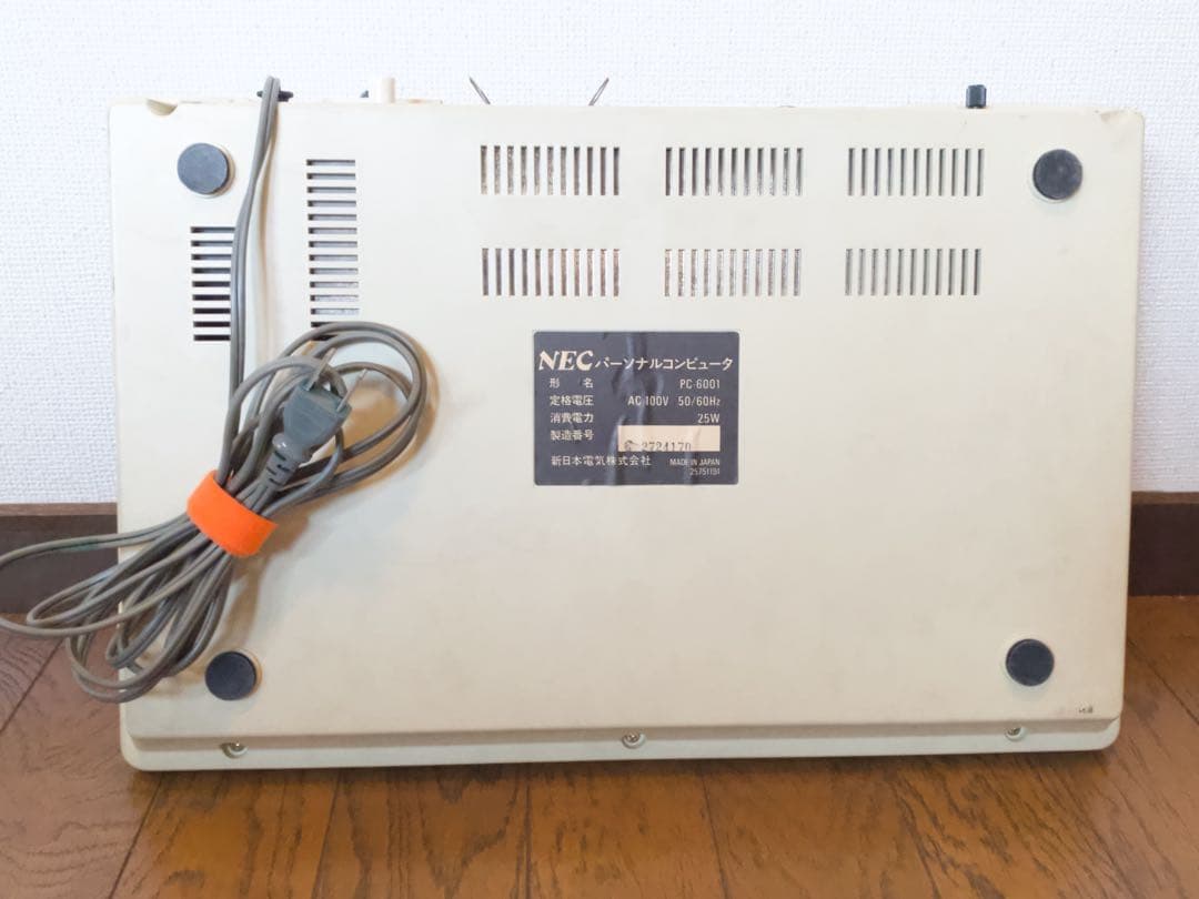 NEC PC-6001 （ROM/RAMカートリッジ、付属品付き）