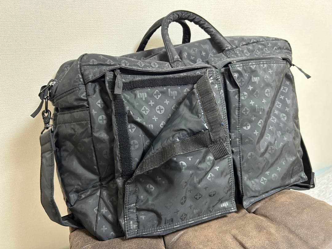 吉田カバン　ポーター　ブラックビューティーモノグラム　2Wayボストンバッグ