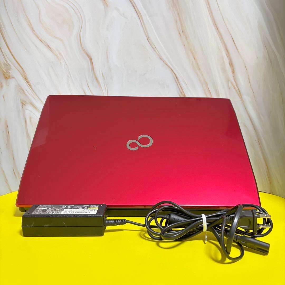 【Office2021付】メモリ8GB！富士通★Win11★爆速SSDノートPC