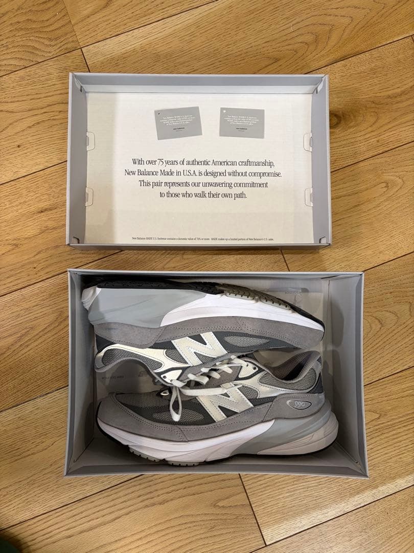 24年 USA製 ニューバランス M990GL6（990v6） 9.5Dワイズ