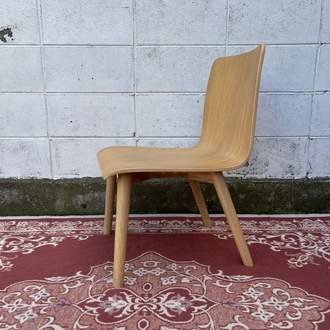 高品質◾️oliver オリバー プライウッド座面 木製チェア 椅子 イス B