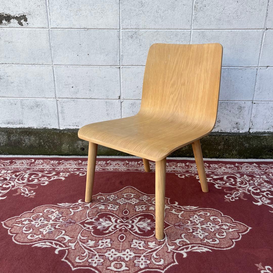 高品質◾️oliver オリバー プライウッド座面 木製チェア 椅子 イス B