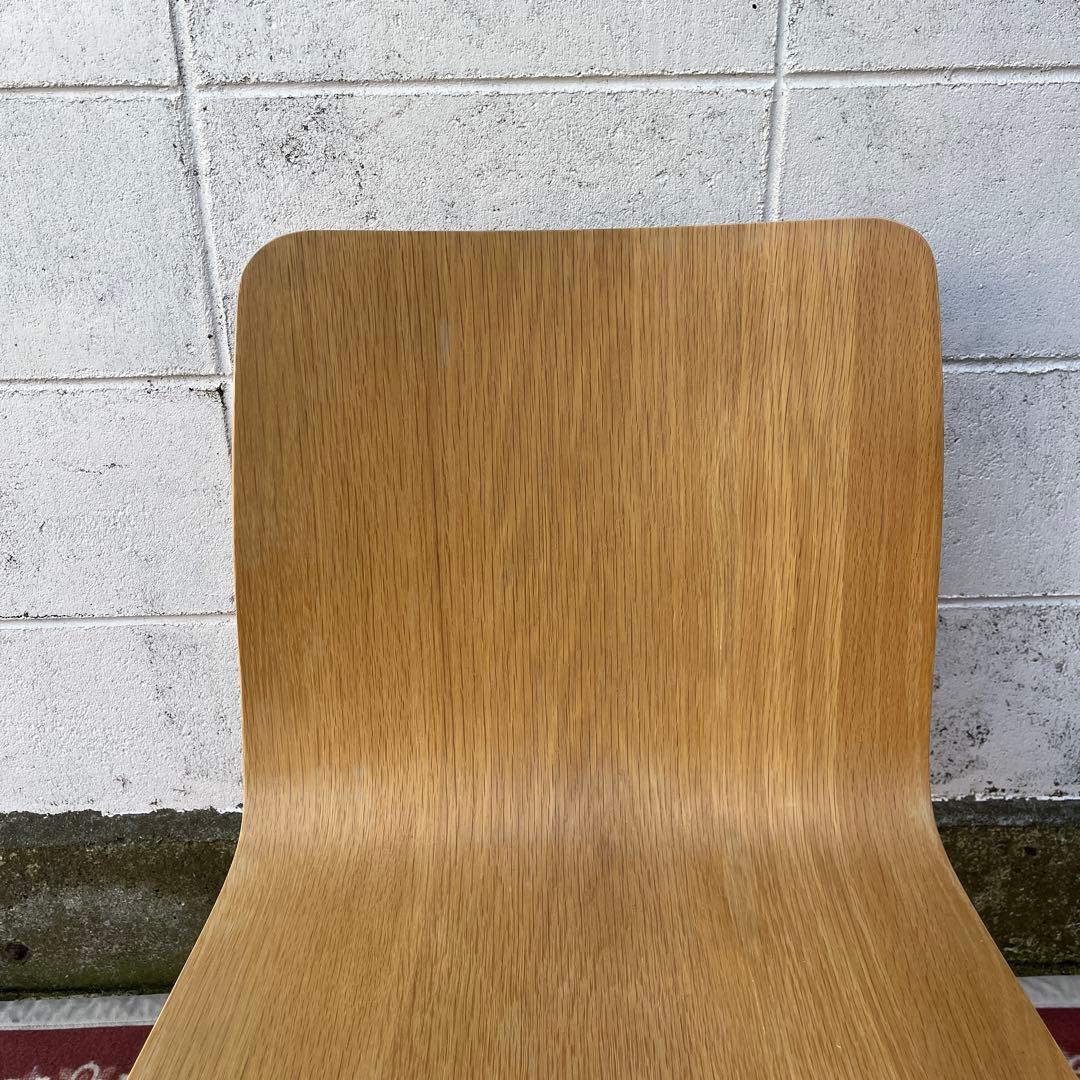 高品質◾️oliver オリバー プライウッド座面 木製チェア 椅子 イス B