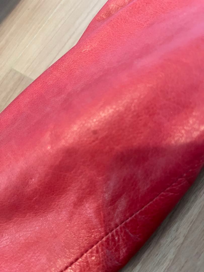 GUCCI レディース　レザーショートジャケット