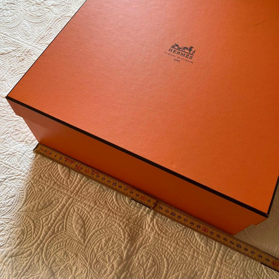 HERMES オレンジ box ケリー　バーキン　34.5✖️34.5✖️14