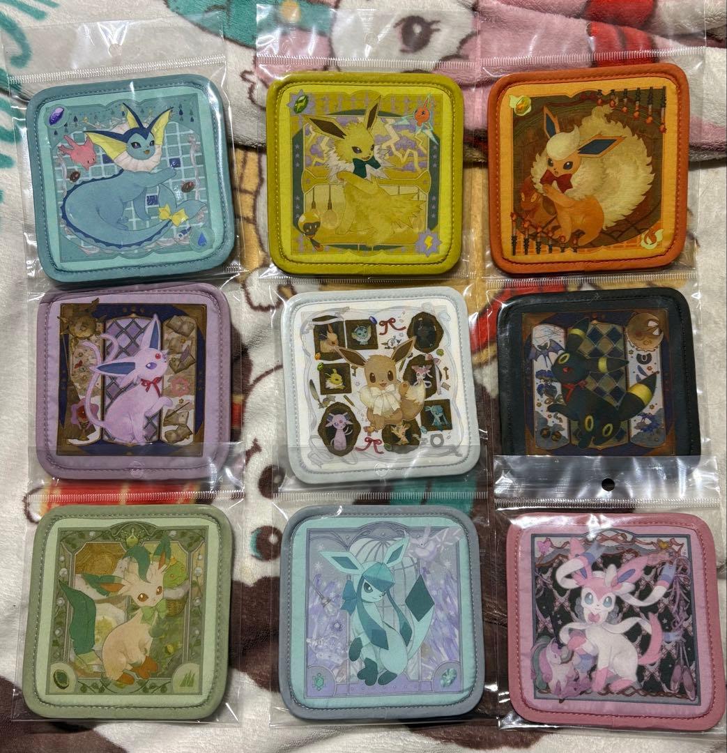 ポケセン イーブイコレクション　コースター　全種コンプリートセット 新品未使用