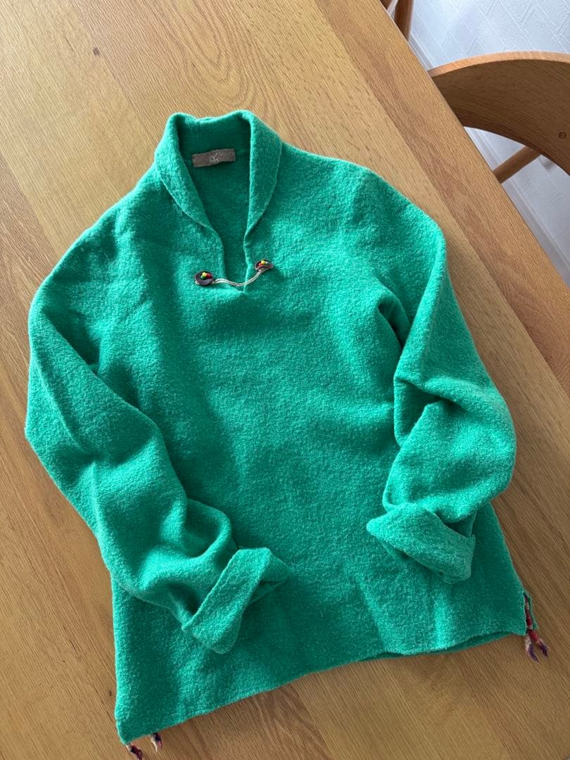 45rpm 45R 縮絨ウール 圧縮ウール　ニット