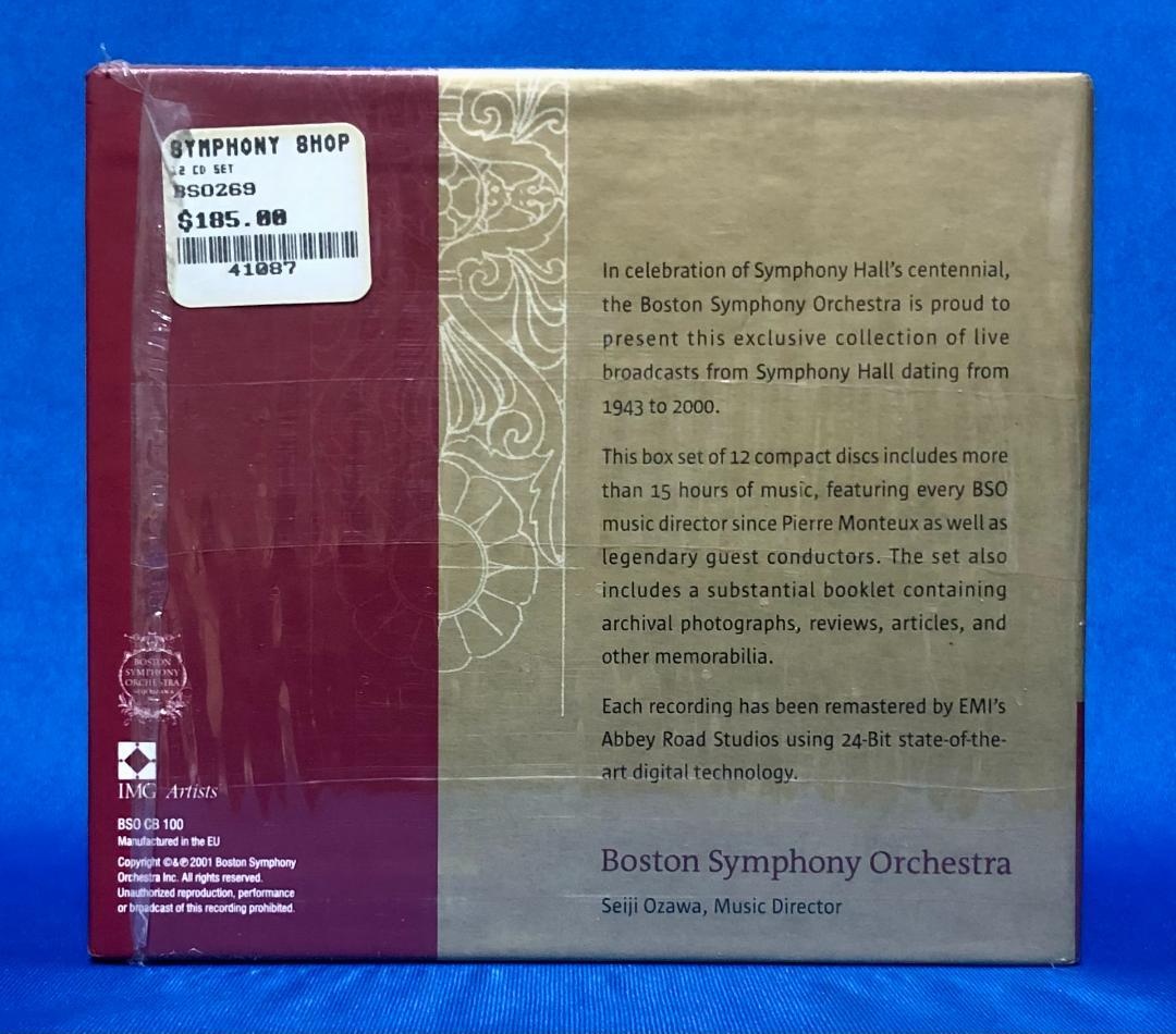 【自主制作盤】ボストン交響楽団★1943-2000年放送録音集 12CD-BOX