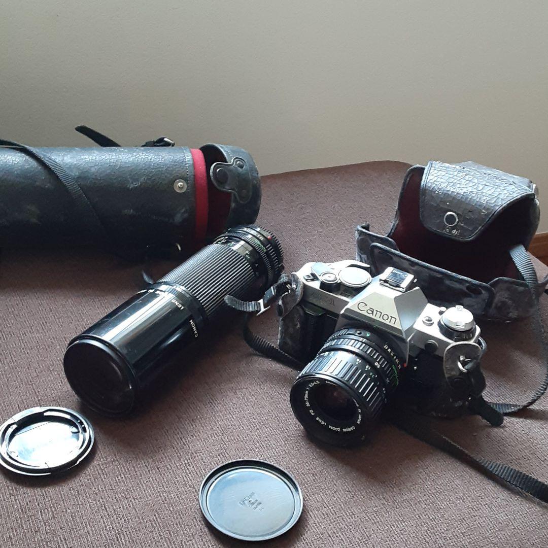 キャノンAE-1 &　300ミリ望遠レンズ
