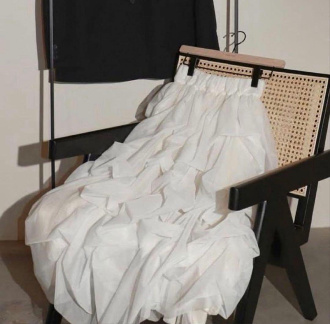 thetoe Iris tulle skirt white White Sサイズ