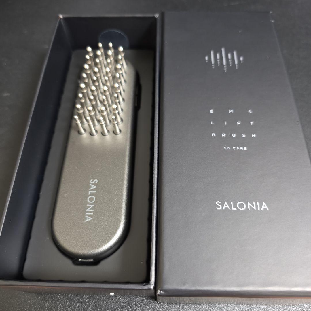 サロニア EMS LIFT BRUSH 3D CARE ブラック ほぼ未使用品