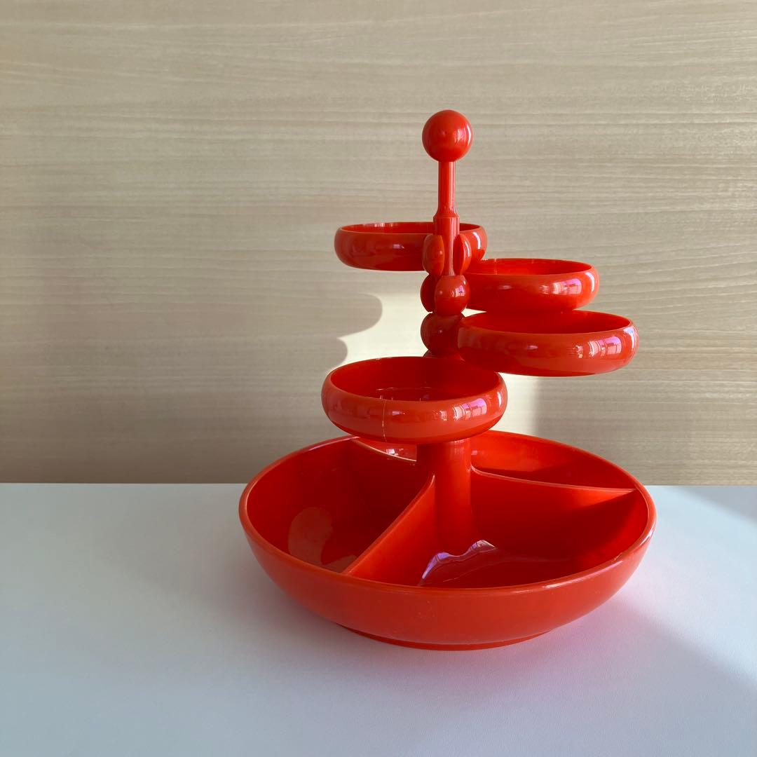 マルチトレイ　ヴィンテージ　スペースエイジ　ミッドセンチュリー　レトロポップ