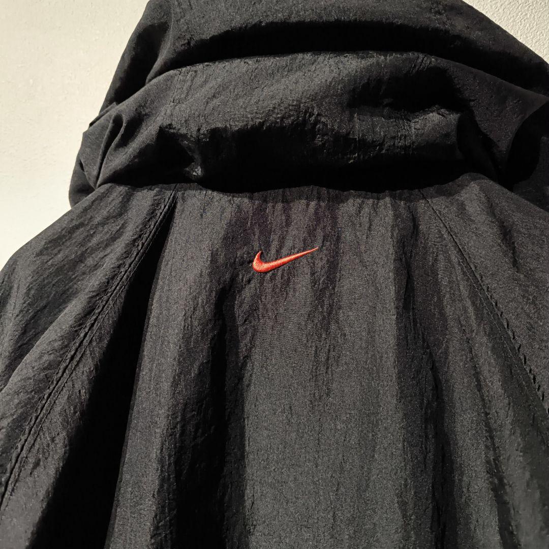 NIKE ウーヴン アノラックパーカー ハーフジップ Swoosh 刺繍ロゴ