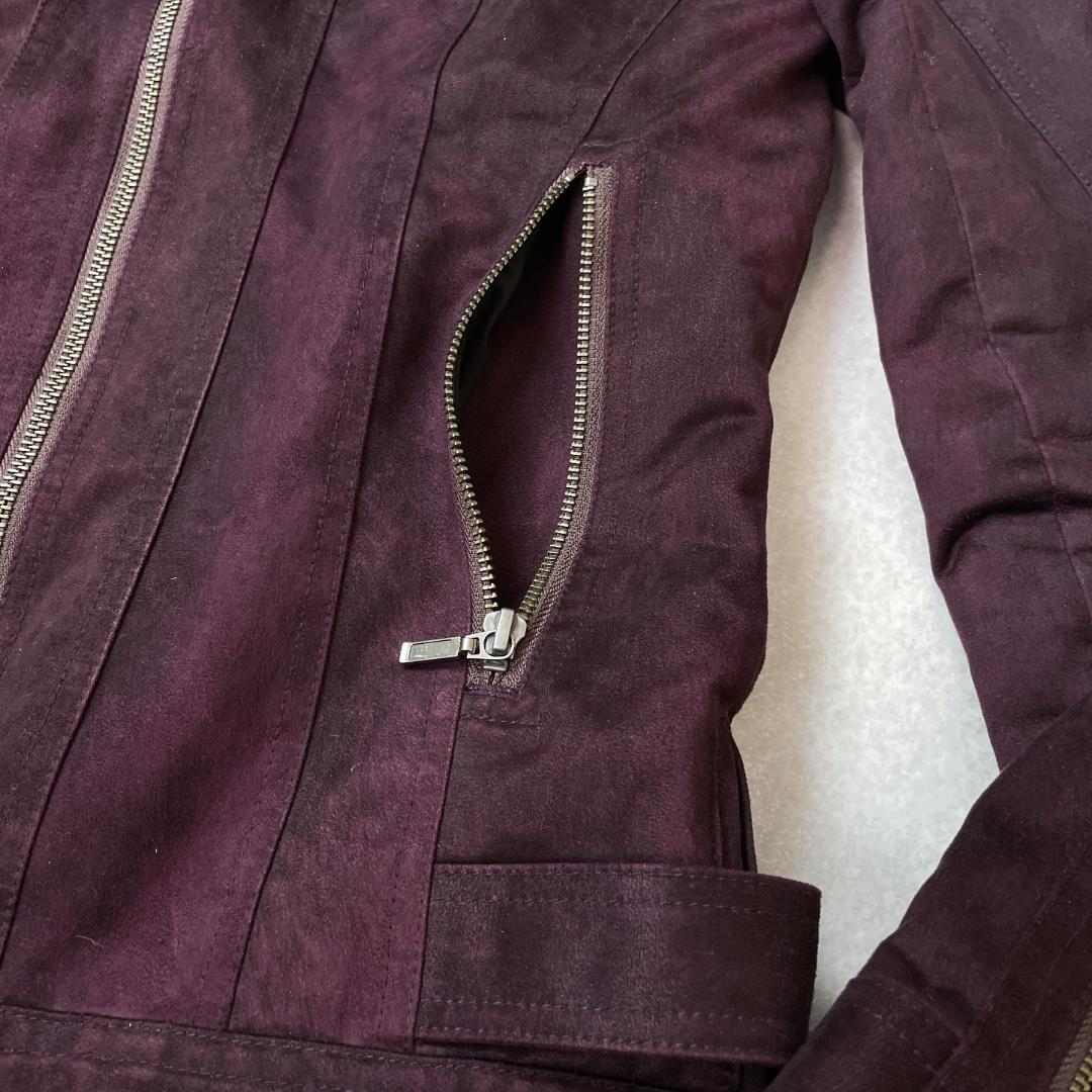 TORNADO MART スエードタッチ ファー ジャケット