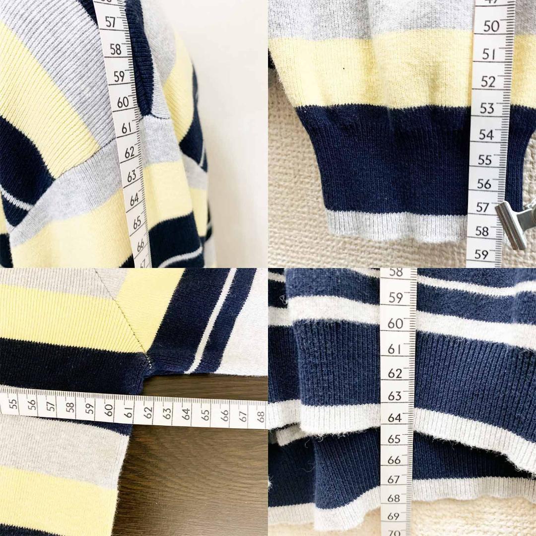 【美品】シュプリーム ストライプ ジップアップポロシャツ