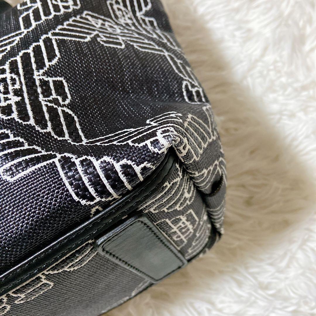 うさぎ ⭐️エンポリオアルマーニ　トートバッグ　A4サイズ 総柄　ロゴ