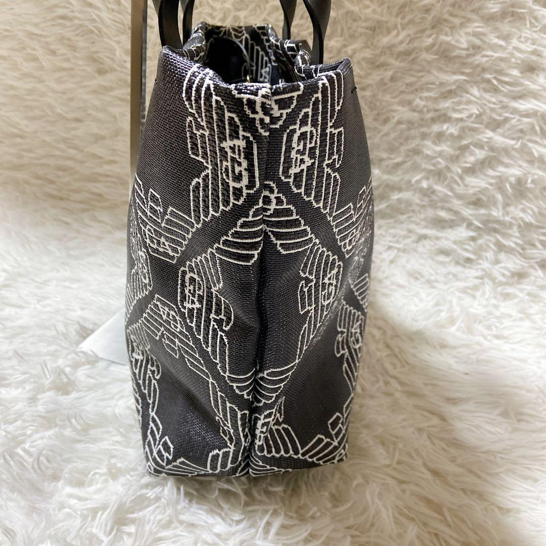 うさぎ ⭐️エンポリオアルマーニ　トートバッグ　A4サイズ 総柄　ロゴ