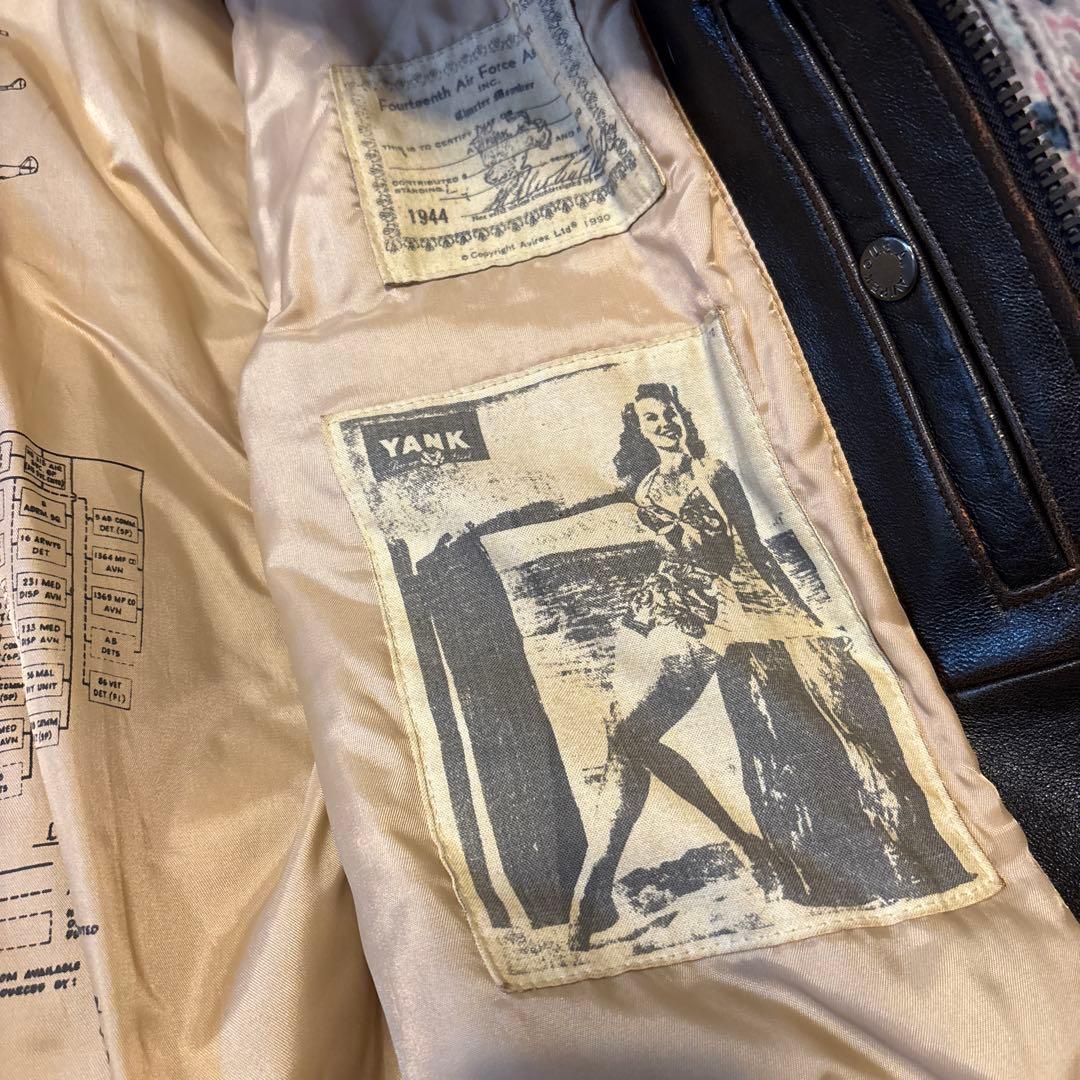 AVIREX レザーフライトジャケットタイプG2 (Sサイズ)