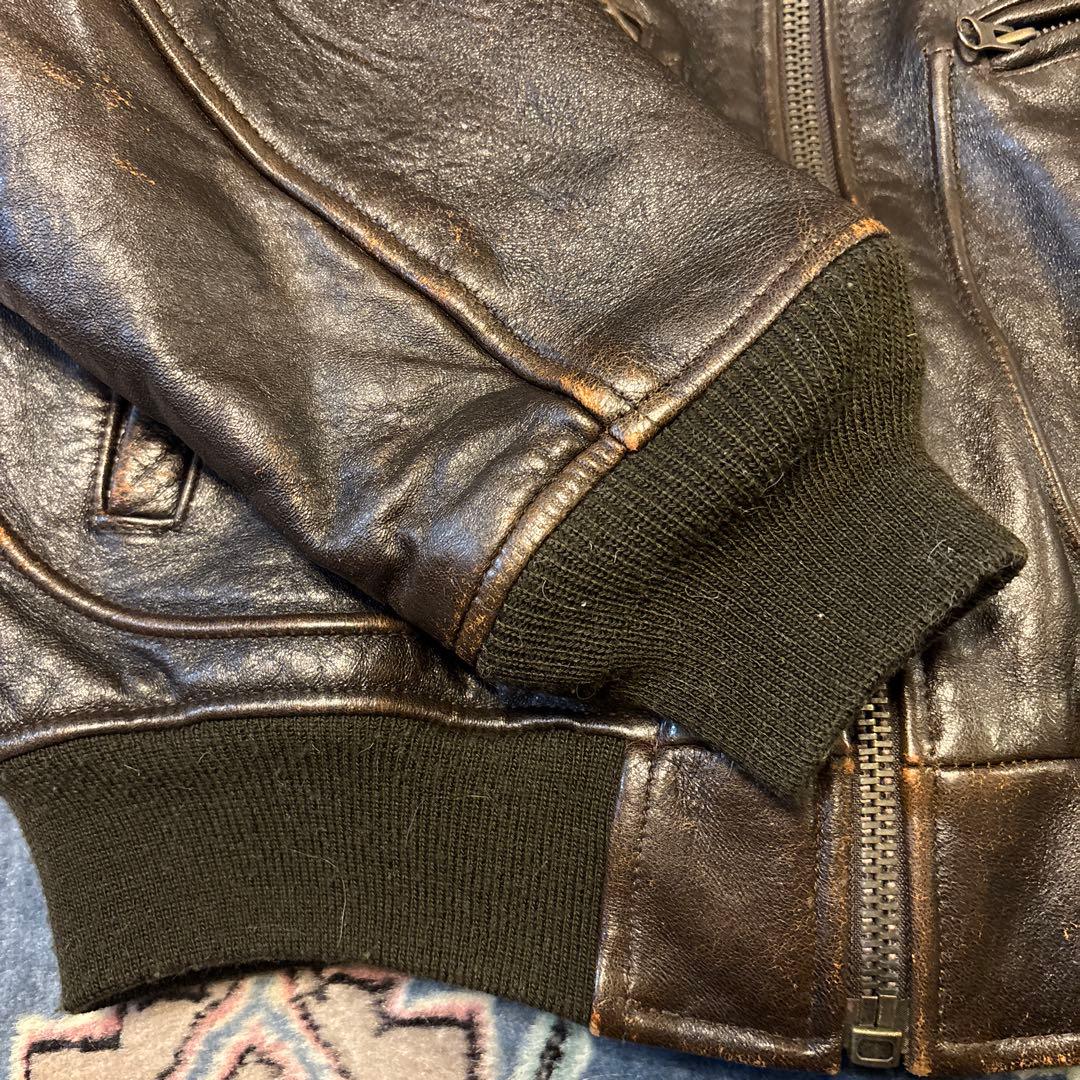 AVIREX レザーフライトジャケットタイプG2 (Sサイズ)