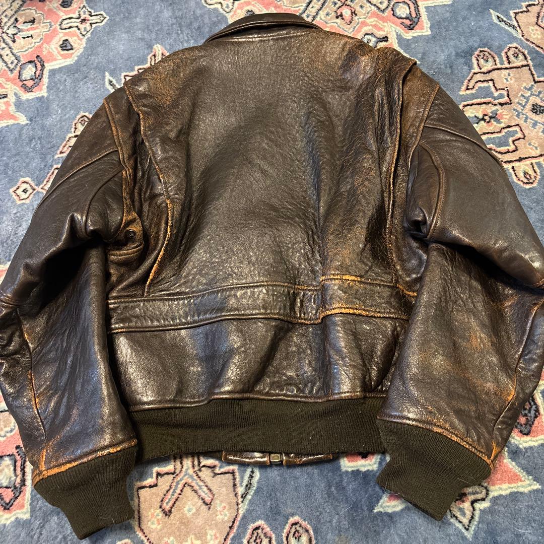 AVIREX レザーフライトジャケットタイプG2 (Sサイズ)