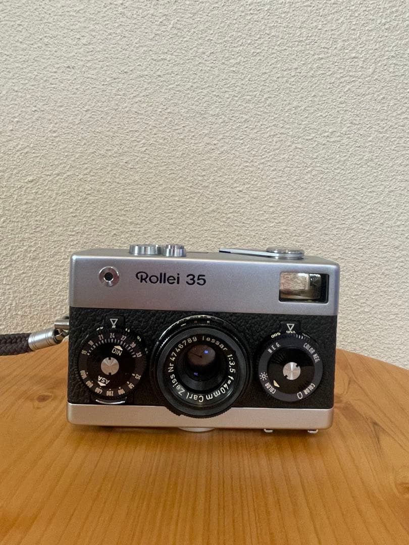 【完動品・美品】Rollei 35 ローライ35 シルバー　ドイツ製　露出計OK
