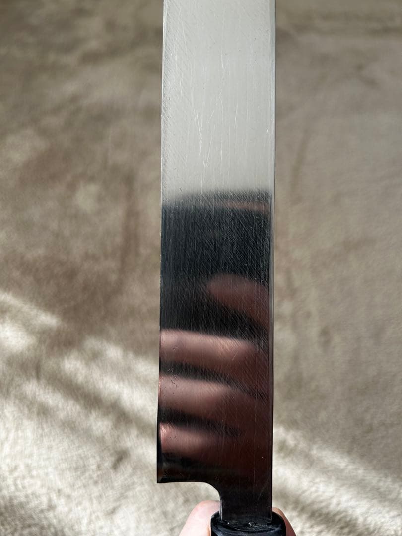 柳刃包丁 36cm 片刃 白二鋼 黒檀柄