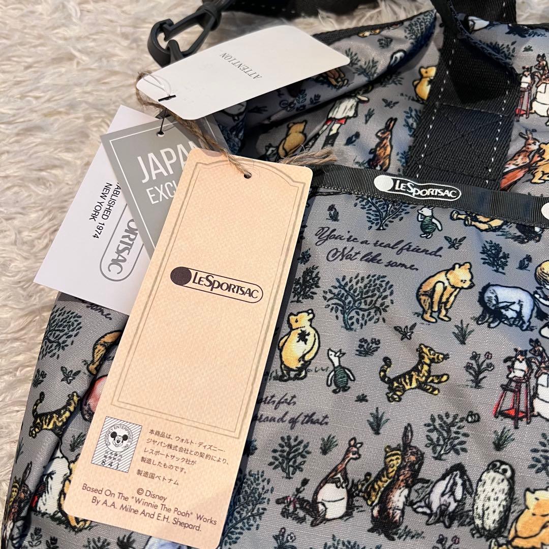 クラッシックプー　レスポートサック　ショルダーバッグ　ディズニー　ボストン