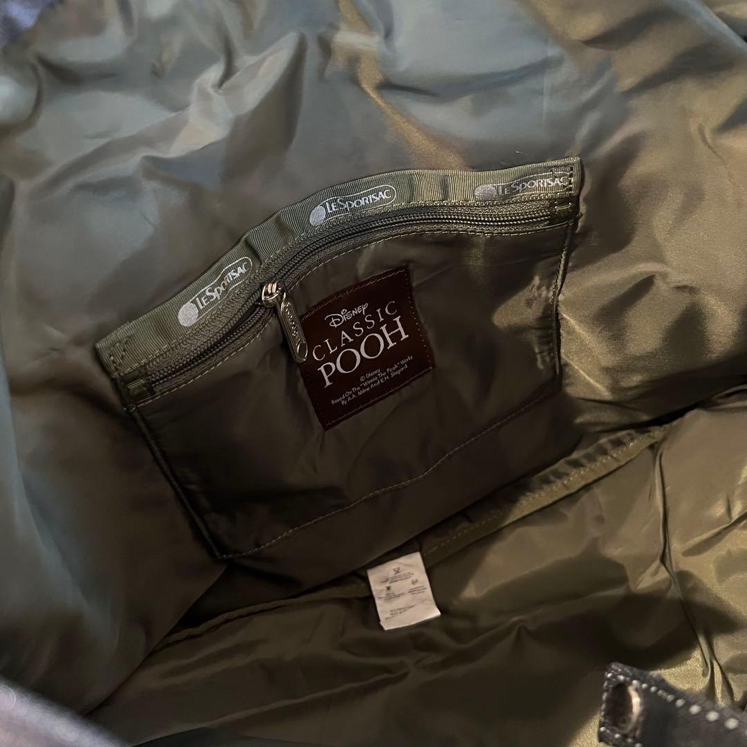 クラッシックプー　レスポートサック　ショルダーバッグ　ディズニー　ボストン