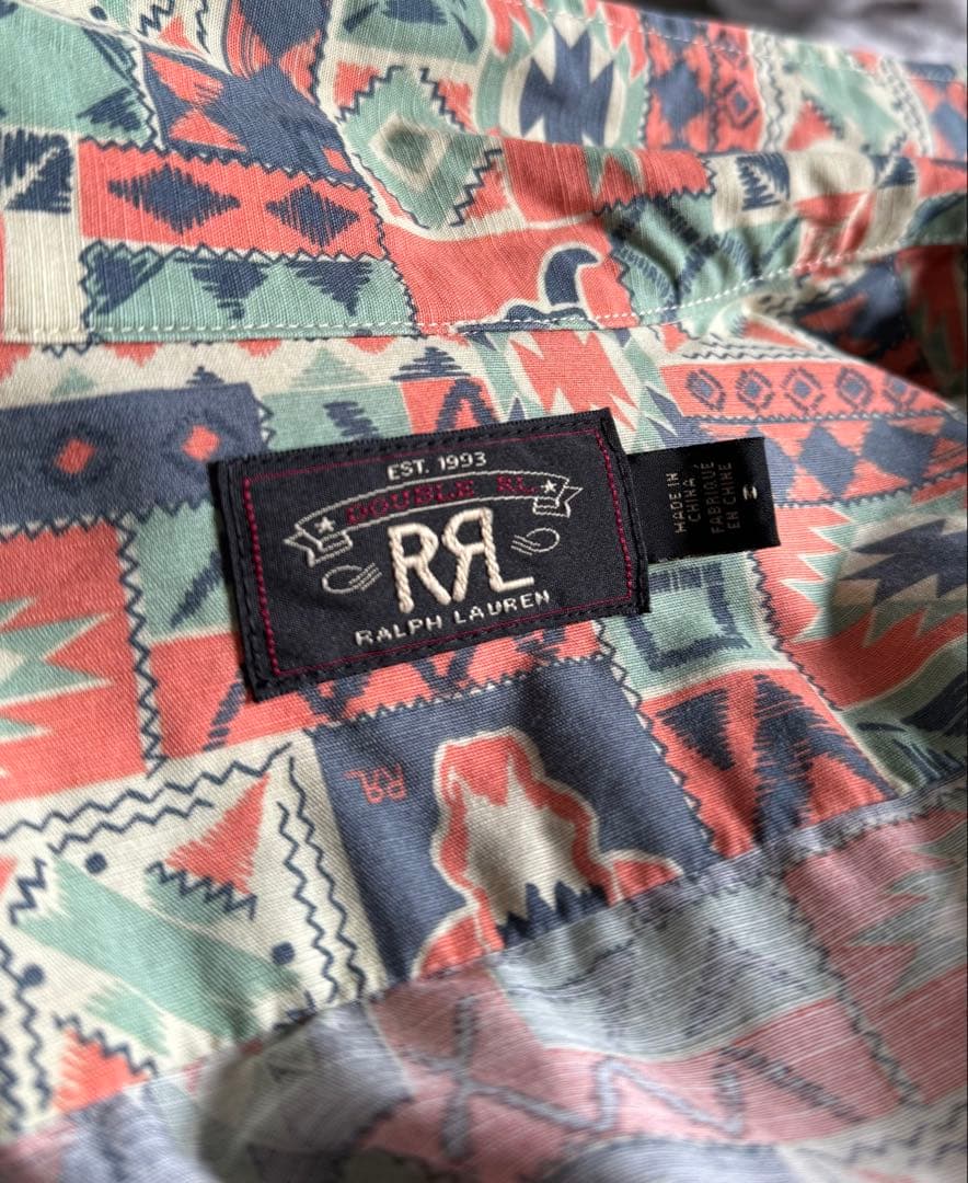 RRL オープンカラー半袖シャツ