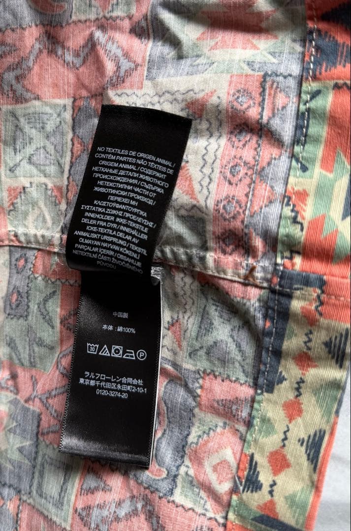 RRL オープンカラー半袖シャツ