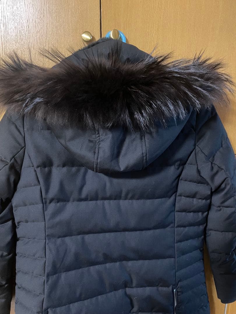 ルイルエブティック ダウンジャケット ロングコート レディース 黒