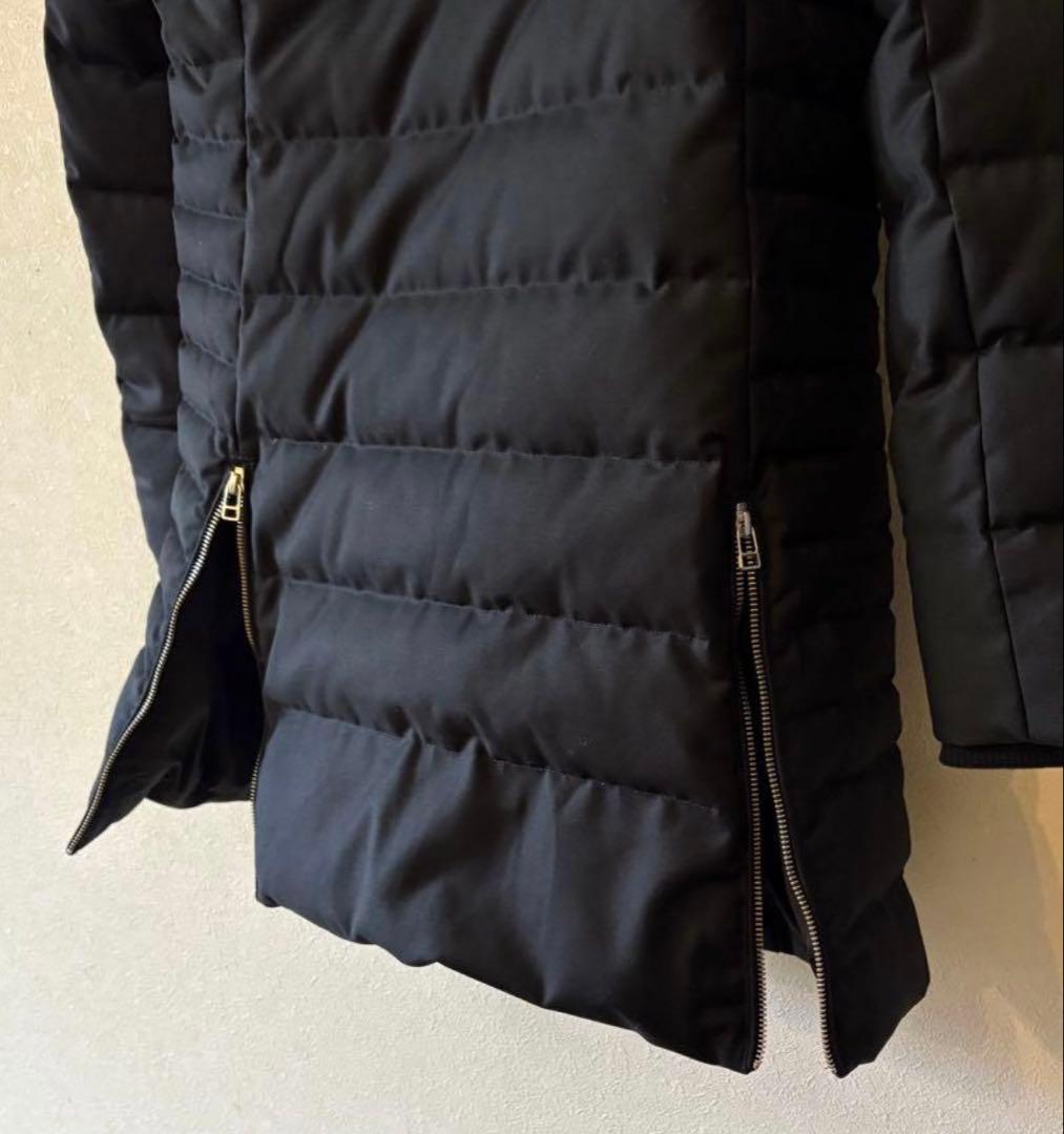 ルイルエブティック ダウンジャケット ロングコート レディース 黒