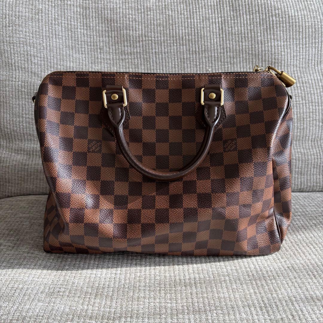 美品*ルイヴィトン ダミエ スピーディ・バンドリエール30 匿名配送