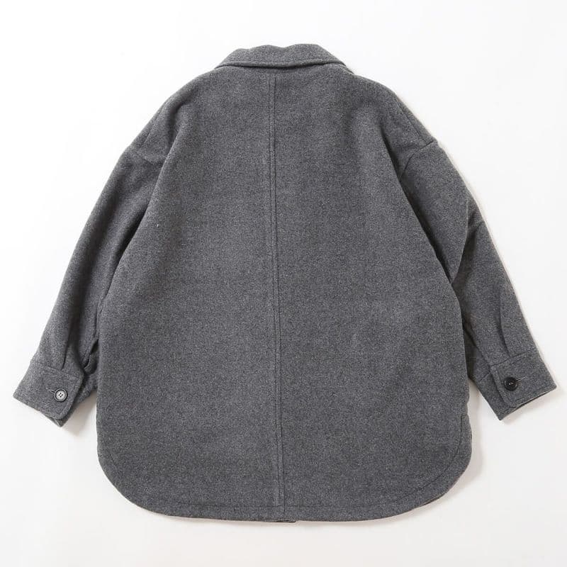 ダントン メルトンウール シャツブルゾンジャケット
