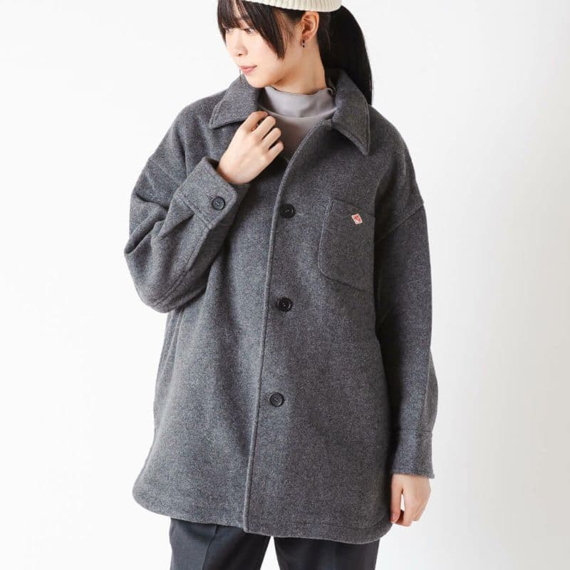 ダントン メルトンウール シャツブルゾンジャケット