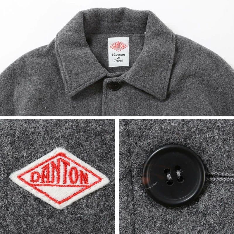 ダントン メルトンウール シャツブルゾンジャケット
