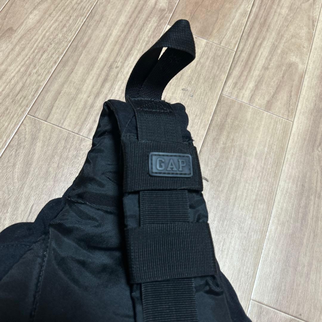 90s old GAP ワンショルダーバッグ　黒　ブラック　古着　y2k