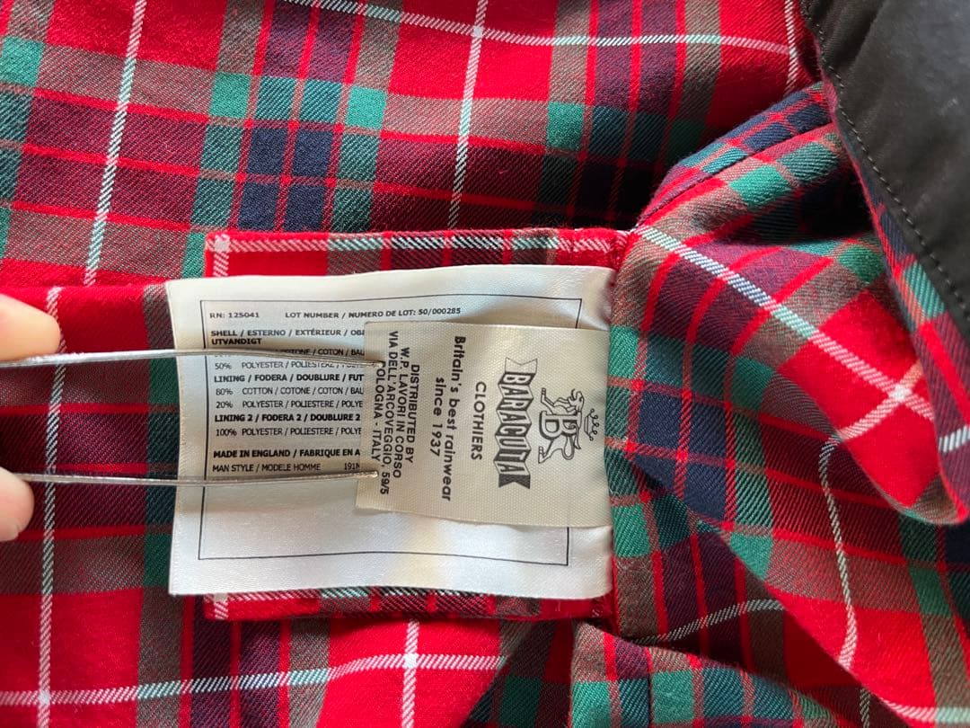 売り切ります　BARACUTA G9 イギリス製ブラック38