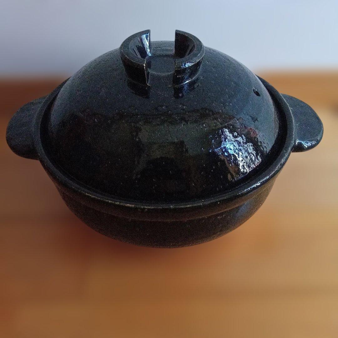 レトロ 長谷園 ２合 かまどさん 土鍋