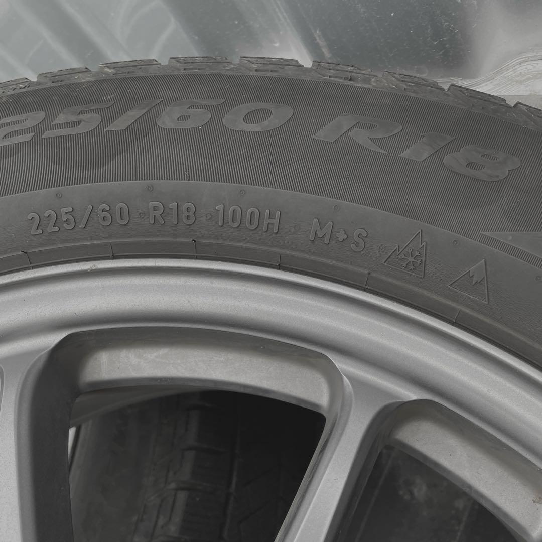 225/60r18 スタッドレス ホイール 18インチ 4本セットの1本No.3