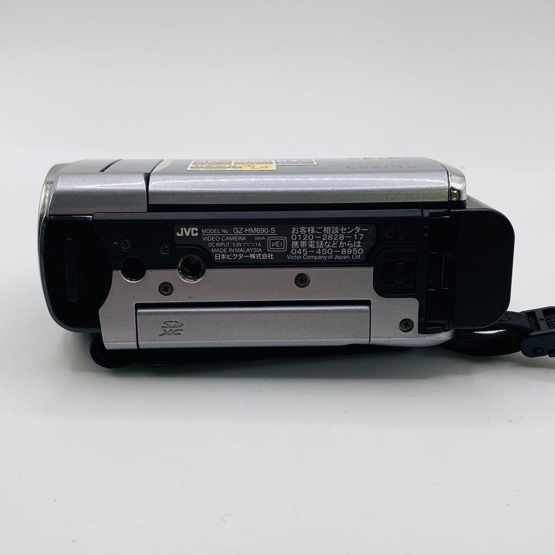 【動作確認済み】JVC GZ-HM690-S ビデオカメラ